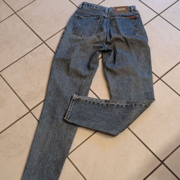 Lawman Western Style Jeans High Rise Taper Leg Medium Stone Wash Blue Size 9 - Picture 3 of 9